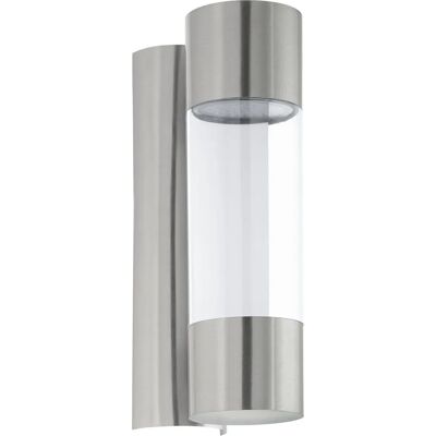 Eglo Robledo Edelstahl Außenwandlampe - LED Eglo Robledo Edelstahl Außenwandlampe - LED