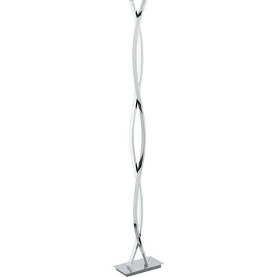 Lampada da terra LED Eglo Lasana 2 - Moderna cromo & bianco Lampada da terra LED Eglo Lasana 2 - Moderna cromo & bianco