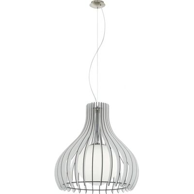Eglo Tindori Satin Nickel Pendant Light - Ceiling Fixture Eglo Tindori Satin Nickel Pendant Light - Ceiling Fixture