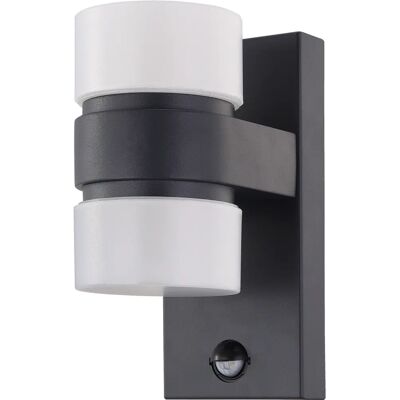 Luce da Parete Esterna LED Eglo Atollari - Sensore PIR - Antracite Luce da Parete Esterna LED Eglo Atollari - Sensore PIR - Antracite