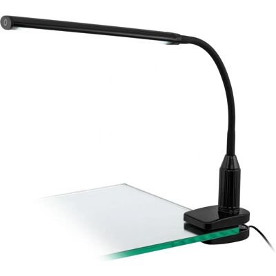 Eglo Laroa Schwarze LED Schreibtischlampe - Modernes Touch Dimmbar Eglo Laroa Schwarze LED Schreibtischlampe - Modernes Touch Dimmbar