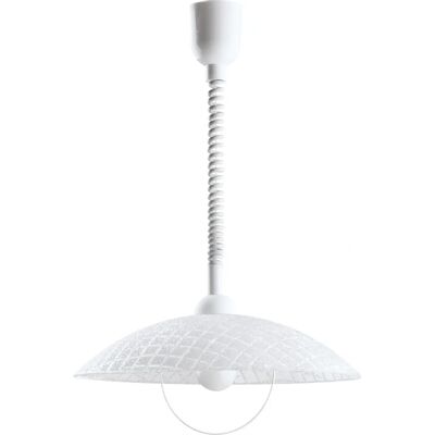 Lampa wisząca Eglo Alvez - Biały szkło, E27, Regulowana wysokość Lampa wisząca Eglo Alvez - Biały szkło, E27, Regulowana wysokość