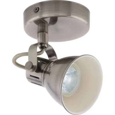Eglo Seras Vägg- & taklampa i antik nickel - 10cm - 3.3W - Modern industriell Eglo Seras Vägg- & taklampa i antik nickel - 10cm - 3.3W - Modern industriell