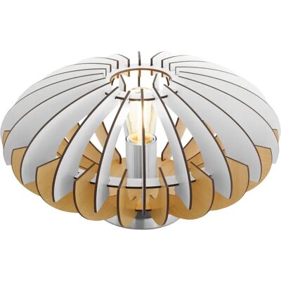 Lampa stołowa EGLO Sotos - Regulowana, E27, Nikiel, Biała - Lampa stołowa Lampa stołowa EGLO Sotos - Regulowana, E27, Nikiel, Biała - Lampa stołowa
