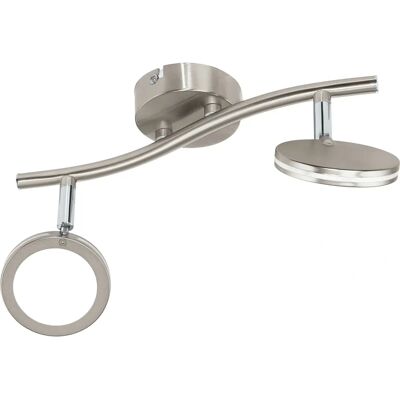 EGLO Karystos Oberflächenbeleuchtung Spot - 2x4W Warmweiß - Oberflächenbeleuchtung Spot EGLO Karystos Oberflächenbeleuchtung Spot - 2x4W Warmweiß - Oberflächenbeleuchtung Spot