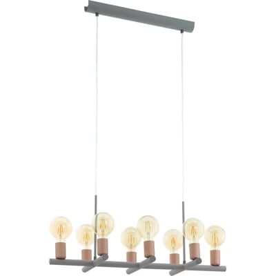 EGLO 97449 Hängeleuchte - E27, 8 Lampen, 60W Max, Wohnzimmer EGLO 97449 Hängeleuchte - E27, 8 Lampen, 60W Max, Wohnzimmer