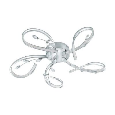 Lámpara de techo LED Eglo Vallemare 5 luces en cromo - Iluminación de techo Lámpara de techo LED Eglo Vallemare 5 luces en cromo - Iluminación de techo