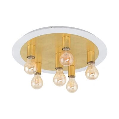EGLO 97493 Deckenleuchte - LED, E27, Weiß, Gold EGLO 97493 Deckenleuchte - LED, E27, Weiß, Gold