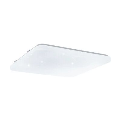 Lampada a Soffitto LED Eglo Frania - Effetto Cristallo, Bianca Lampada a Soffitto LED Eglo Frania - Effetto Cristallo, Bianca