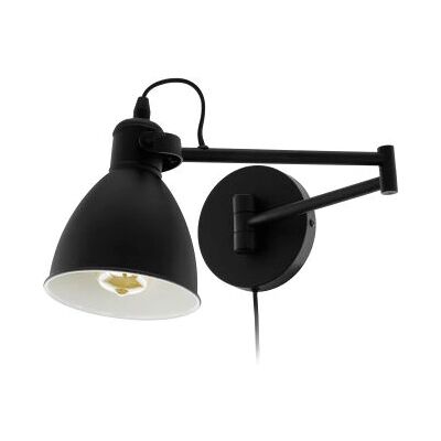Eglo San Peri 97886 Lampada da Parete Nera - Illuminazione Eglo San Peri 97886 Lampada da Parete Nera - Illuminazione