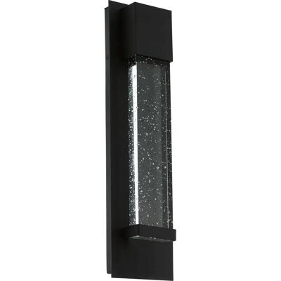 Czarna LED lampa ścienna Villagrazia - Nowoczesne oświetlenie na zewnątrz Czarna LED lampa ścienna Villagrazia - Nowoczesne oświetlenie na zewnątrz