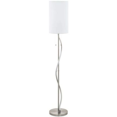 Eglo Lampe sur pied Nickel - 148.5cm, E27, Lumière chaude 3000K - Lampe Eglo Lampe sur pied Nickel - 148.5cm, E27, Lumière chaude 3000K - Lampe