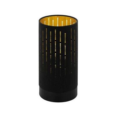 Eglo Lighting Varillas Svart Guld 40W Bordslampa Eglo Lighting Varillas Svart Guld 40W Bordslampa