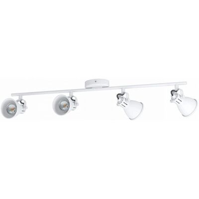 Eglo Seras 1 Luz de Techo LED Blanca 4 Focos - Iluminación de Techo Eglo Seras 1 Luz de Techo LED Blanca 4 Focos - Iluminación de Techo
