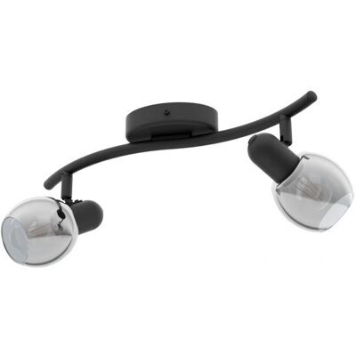 Eglo Pollica 2X28W Czarna Lampa sufitowa Eglo Pollica 2X28W Czarna Lampa sufitowa