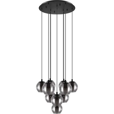 Eglo Schwarze 10-Globus Pendelleuchte - Modern Deckenlampe Eglo Schwarze 10-Globus Pendelleuchte - Modern Deckenlampe