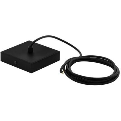 EGLO TP Canopy - Svart Metallkåpa - 2m Kabel - Belysningstillbehör EGLO TP Canopy - Svart Metallkåpa - 2m Kabel - Belysningstillbehör