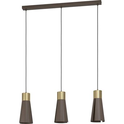 Lámpara colgante EGLO Losalomas - GU10 Regulable Acero Latón 110cm Lámpara colgante EGLO Losalomas - GU10 Regulable Acero Latón 110cm
