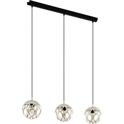 EGLO Mirtazza Hängeleuchte - Verstellbar, 3 E27, 180W - Deckenlampe EGLO Mirtazza Hängeleuchte - Verstellbar, 3 E27, 180W - Deckenlampe