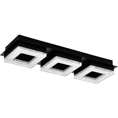 Eglo Fradelo 1 LED Oprawa Sufitowa - Nowoczesna, Czarna, 46×14 cm Eglo Fradelo 1 LED Oprawa Sufitowa - Nowoczesna, Czarna, 46×14 cm