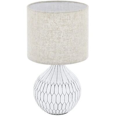 Eglo Bellariva 3 Tischlampe - Keramik & Textil, 40W Eglo Bellariva 3 Tischlampe - Keramik & Textil, 40W