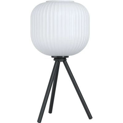 EGLO Mantunalle Tischlampe - E27, 40W, Schwarz & Weiß EGLO Mantunalle Tischlampe - E27, 40W, Schwarz & Weiß