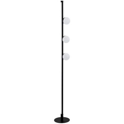 EGLO Phianeros Lampa podłogowa - LED, Czarny, Biały, 140cm EGLO Phianeros Lampa podłogowa - LED, Czarny, Biały, 140cm