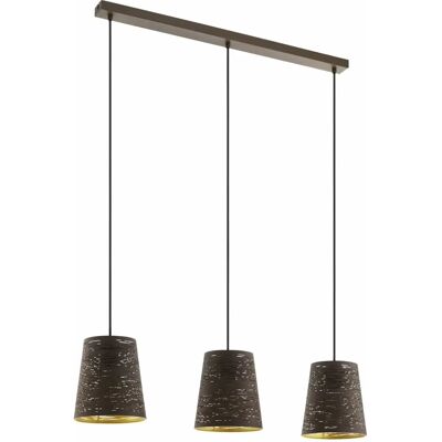 Lampa sufitowa Segezia Mokka i Złoto - Oświetlenie sufitowe Lampa sufitowa Segezia Mokka i Złoto - Oświetlenie sufitowe