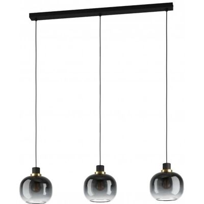 EGLO Oilella Black-Grey-Transparent Pendant Light - Pendant Light EGLO Oilella Black-Grey-Transparent Pendant Light - Pendant Light