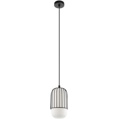 EGLO MULEGES Hängeleuchte Schwarz Stahl 110cm - Pendelleuchte EGLO MULEGES Hängeleuchte Schwarz Stahl 110cm - Pendelleuchte