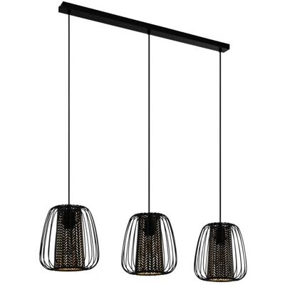 Lampa wisząca EGLO Curasao - Nowoczesna Czarna Lampa wisząca EGLO Curasao - Nowoczesna Czarna