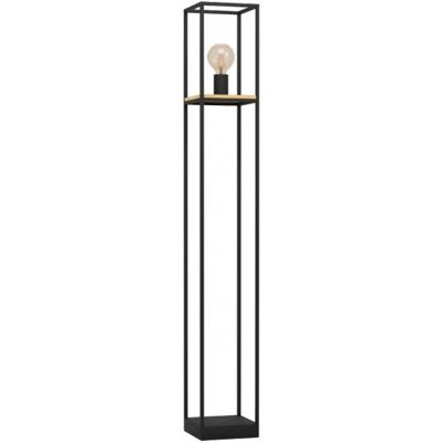 EGLO Libertad Lampa stojąca Czarna Brązowa - Lampa stojąca EGLO Libertad Lampa stojąca Czarna Brązowa - Lampa stojąca