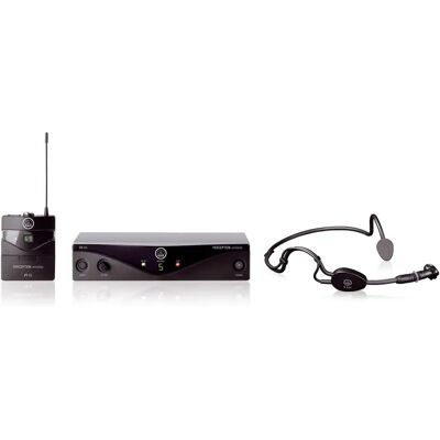 Bezprzewodowy system mikrofonowy AKG - Na głowę, UHF, 8h Bezprzewodowy system mikrofonowy AKG - Na głowę, UHF, 8h