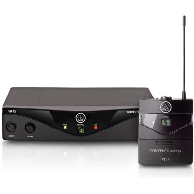 AKG PT45 SR45 Drahtloses Instrumentensystem - Schwarz AKG PT45 SR45 Drahtloses Instrumentensystem - Schwarz