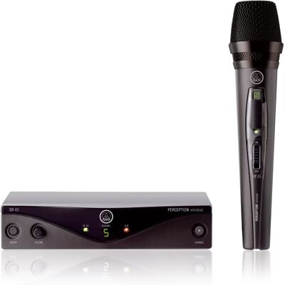 AKG WMS45 Ensemble Vocal - Système Microphone Sans Fil - Publicité AKG WMS45 Ensemble Vocal - Système Microphone Sans Fil - Publicité