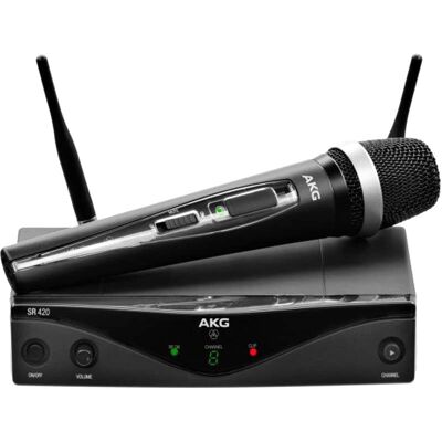 AKG WMS420 Drahtlos Mikrofonsystem - Gesang - Mehrkanal AKG WMS420 Drahtlos Mikrofonsystem - Gesang - Mehrkanal