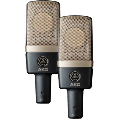 AKG C314 Microfoon - Stereo Set met Gelijkgerichte Paar AKG C314 Microfoon - Stereo Set met Gelijkgerichte Paar