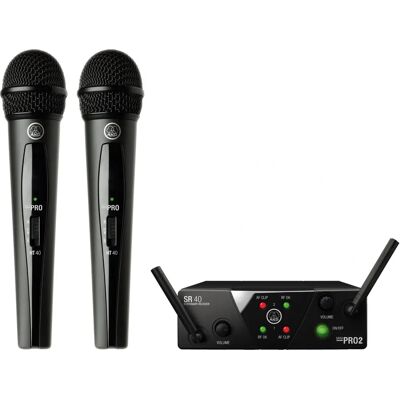 AKG Drahtloses Mikrofon-System - Doppelt, Hochauflösend AKG Drahtloses Mikrofon-System - Doppelt, Hochauflösend
