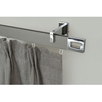 GARESA Flachprofil Gardinenstange 100cm - Gardinenstangen GARESA Flachprofil Gardinenstange 100cm - Gardinenstangen