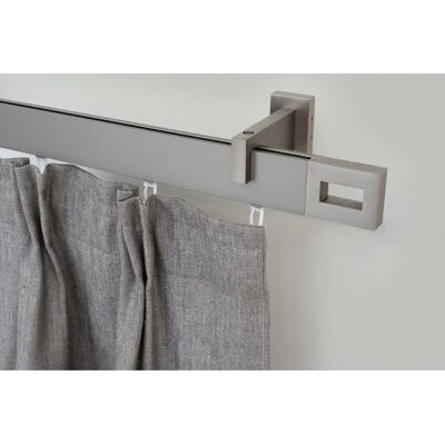 GARESA Flat Gardinenstange 360cm – Silber, 1 Läufig, Aluminium GARESA Flat Gardinenstange 360cm – Silber, 1 Läufig, Aluminium