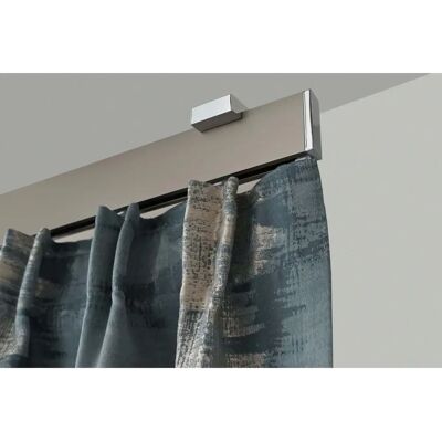 GARESA Flach Gardinenstange 350cm - Aluminium, 1-läufig, Silber GARESA Flach Gardinenstange 350cm - Aluminium, 1-läufig, Silber