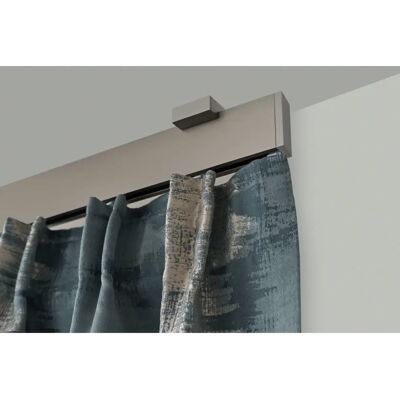 GARESA Flach Gardinenstange - Modern, Silber, 420cm, Aluminium GARESA Flach Gardinenstange - Modern, Silber, 420cm, Aluminium