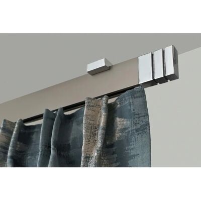 GARESA Flach Gardinenstange 280cm - Rechteckprofil Deckenmontage GARESA Flach Gardinenstange 280cm - Rechteckprofil Deckenmontage