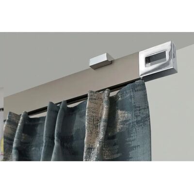 GARESA Flachvorhangstange 240cm Silber - Gardinenstange GARESA Flachvorhangstange 240cm Silber - Gardinenstange