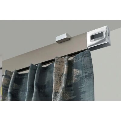 GARESA Flach Gardinenstange - Aluminium, 270cm, Silber, Deckenmontage GARESA Flach Gardinenstange - Aluminium, 270cm, Silber, Deckenmontage