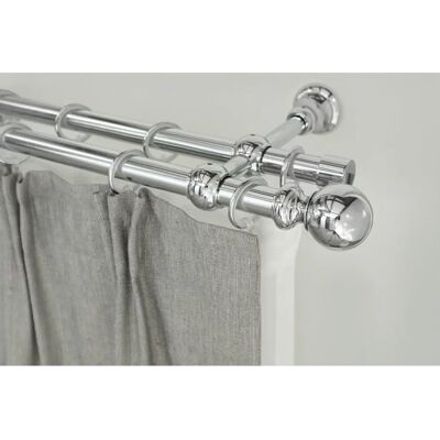 GARESA ANDREA Gardinenstange - Verstellbar, 2 Läufig, Metall GARESA ANDREA Gardinenstange - Verstellbar, 2 Läufig, Metall