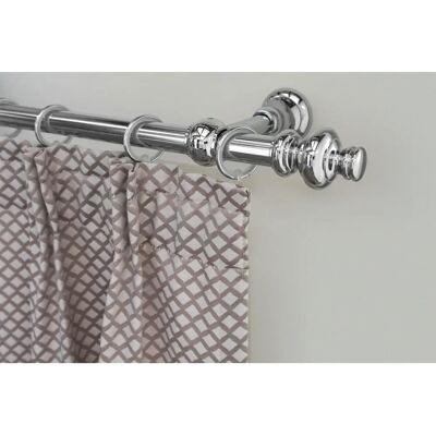 GARESA ANDREA Graue Gardinenstange - Metall, Verstellbar, 300cm GARESA ANDREA Graue Gardinenstange - Metall, Verstellbar, 300cm