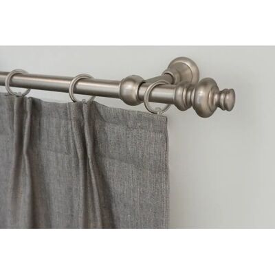 GARESA ANDREA Silber Gardinenstange - 310cm, 20mm, Metall GARESA ANDREA Silber Gardinenstange - 310cm, 20mm, Metall
