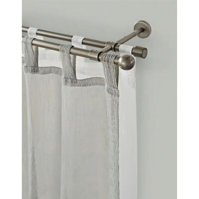 GARESA BOLTI Gardinenstange - 390cm, 2-läufig, silber (mattchrom) - Gardinenstange GARESA BOLTI Gardinenstange - 390cm, 2-läufig, silber (mattchrom) - Gardinenstange