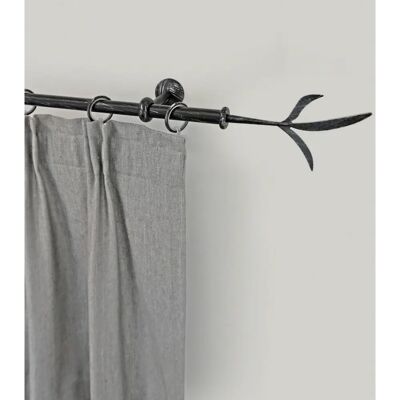 GARESA ESPERANCA Gardinenstange - Metall, Verlängerbar, 350cm, Schwarz GARESA ESPERANCA Gardinenstange - Metall, Verlängerbar, 350cm, Schwarz